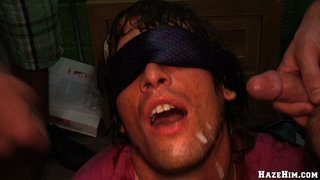 amateur, gay, sumisión, vendadas