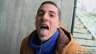 al aire libre, gay, público, sexy