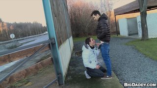 amateur, gay, público, sexo gay