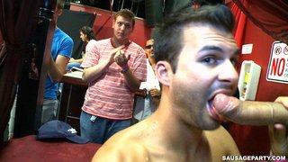 action, gay, sausage, sucking