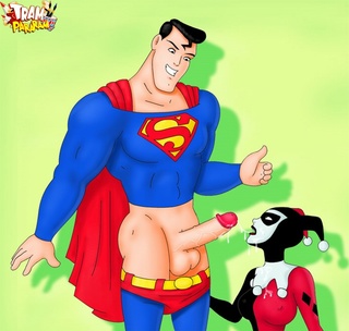 joker chupando superman's polla