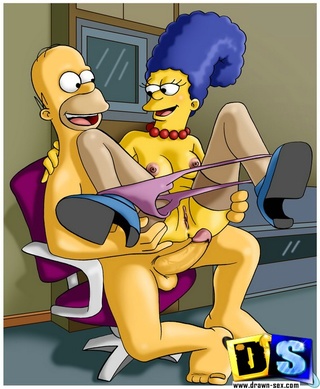 marge culo licked homer