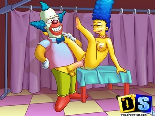 slutty marge simpson sucking