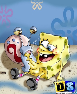 spongebob mamada snail flequillo