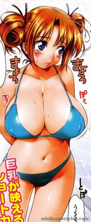 red pigtailed manga teen