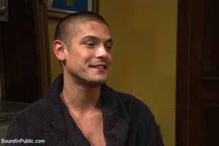 guy neck harness cock
