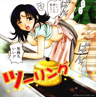 anime school girl ducking