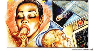 busty ebony space women