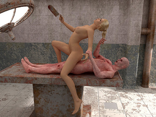 ponytailed blonde coroner big