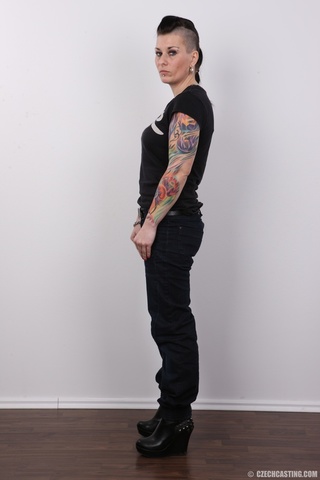 tattooed pierced chick big