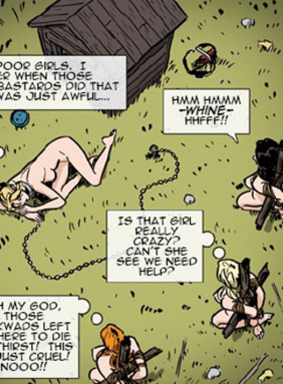 poor gagged roped girls