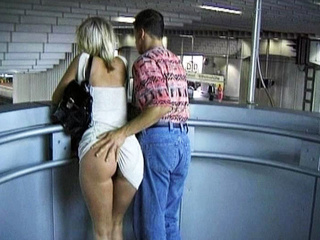 horny blonde lady white