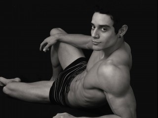 brunette young man angel