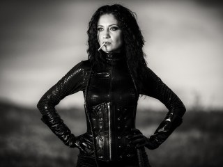 brunette evilgoddess smoking