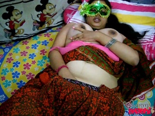 masked indian milf brown