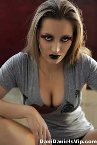 beautiful girl colorful makeup