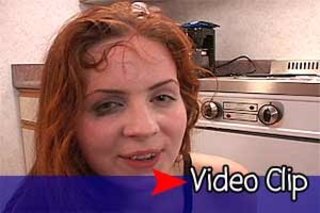ravishing redhead nasty kitchen