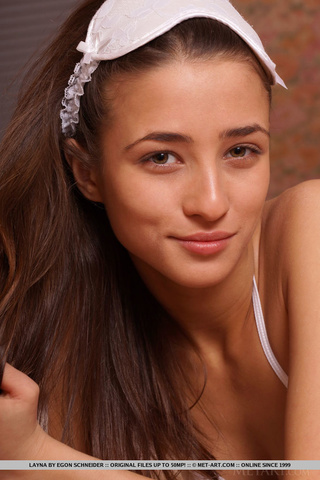 good-natured girl playful nighttime
