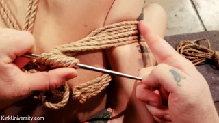 inked broad bound rope