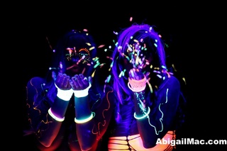 black light lesbian fun