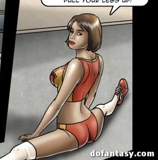 hot bombshells stretching yoga
