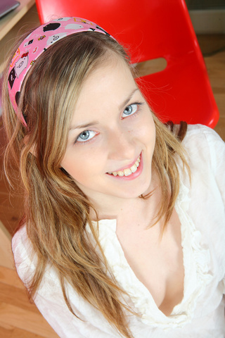lovely young hottie posing