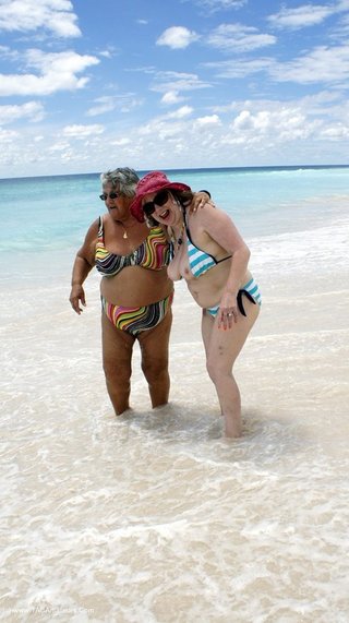 amateur, beach, mature, white
