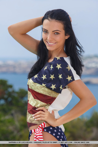 captivating vamp stars stripes