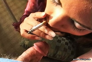 cutie smoking sucking nice