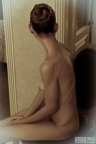 classy teen model slim