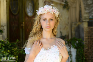 teeny blonde takes bride