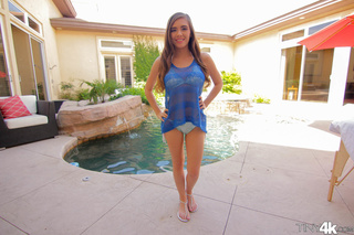 busty teen babe bikini