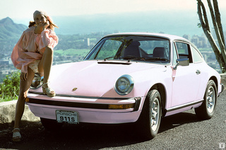 70s vinatage chick posing