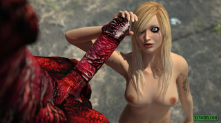 inked blondie victim red
