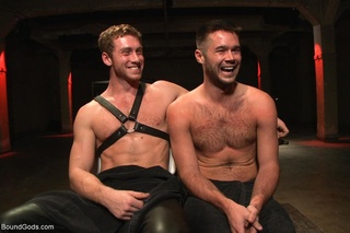 two horny dudes leather