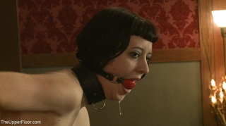 lovely young lady licks