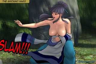 blue haired lady big