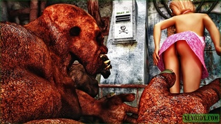 cachonda roja monsters follando