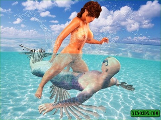horny sea creature fucks