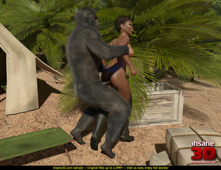 nasty gorilla ready fuck