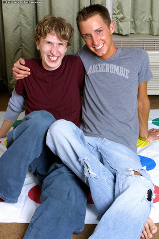 skinny gay couple give