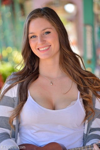 smiling teen cutie shows