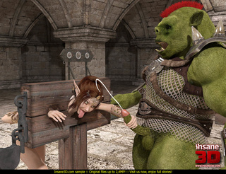 kinky green troll fucks