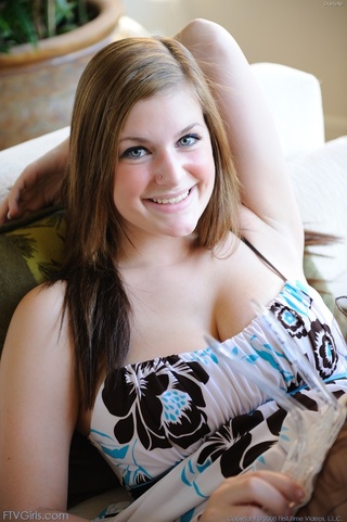 long haired brunette lets