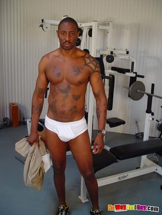 tatted black man cock