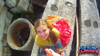clothed teen huge mouth