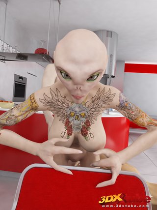 busty alien chicks want