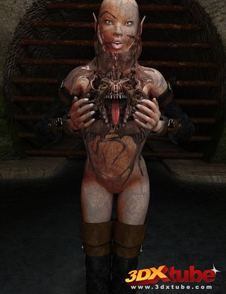 alien monster chick loves