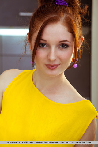 redhead babe takes canary