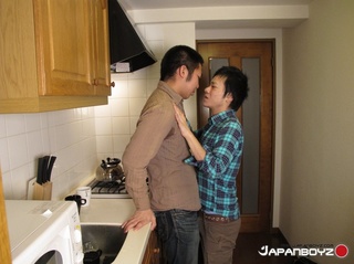 asian dude blue black